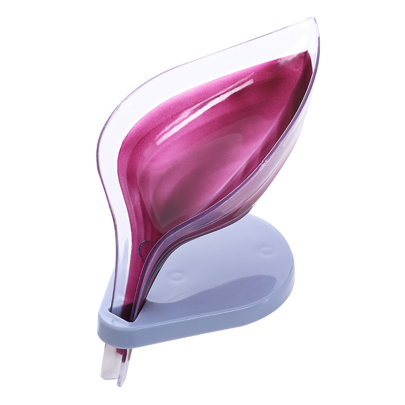 Leaf-Shaped Self-Draining Soap Holder - Image 3