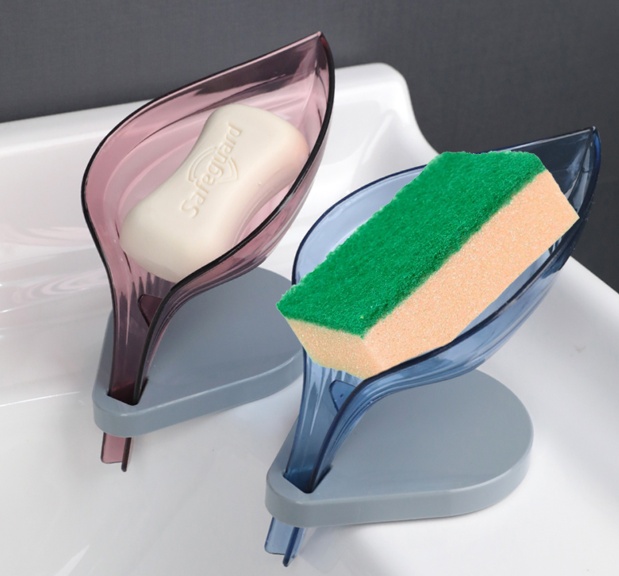 Leaf-Shaped Self-Draining Soap Holder - Image 5