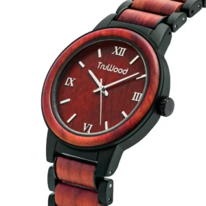 TruWood Architect Stainless Steel and Wood Watch