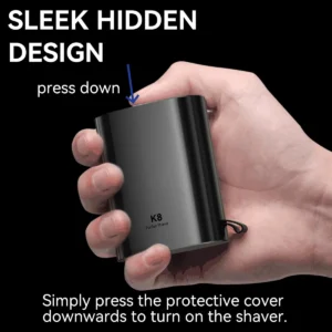 Portable Electric Shaver Enchen K8 with Premium Alloy Metal Body
